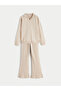 Esvab • Modern & Distinctive Devrik Roba Collar Girls' Knitwear Sweater and Leggings - 3