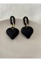 Heart Figure Chain Detailed Earrings - 2