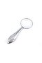 5X 45mm Silver Embossed Design Magnifying Glass for Office Home Office Gift - 2