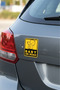 Baby on Board Baby in Car Attention-Getting Yellow Floor Car Sticker 12X12 cm