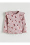 Lilac Cherry Printed Baby Girl Blouse