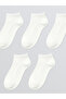 Nevavm Women's Plain Booties Socks 5-Pack - 2
