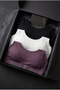 Set of 3 Large Size Padded Ribbed Ribbed Bustier Thick Straps Oversized Half Tank Top Bras - 8