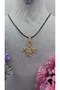 Modern Infinity Symbol Necklace - Gold Color with Zircon Stone - 45cm