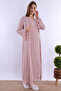 Cotton Comfortable Cut Maternity Set with Breastfeeding Feature Carpediem |   4 Pieces - Dried Rose - 4