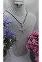 Phoenix Figured Black Rope Chain Silver Color Zircon Stone Necklace-45Cm - 3