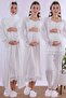 Pregnant and Postpartum Set with Hijab and Breastfeeding Features - 5 Piece Effortt - Ecru