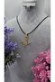 Modern Infinity Symbol Necklace - Gold Color with Zircon Stone - 45cm - 2