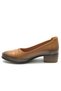 Accentor Genuine Leather Women's Heeled Shoes Taba - 4