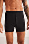 Men'S, Modal, Waist-Banded, Narrow Leg, Long Boxer Shorts (with Socks as a Gift) - 2