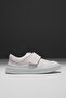 Children's Unisex White Children's Velcro Comfortable Fit Sneaker - 5