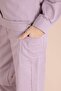 Pink Text Detail Shirt Girls' Pants Gabardine Set 23564 - 7