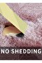 سجادة وردية ناعمة للغاية، سجادة منطقة فائقة النعومة، سجادة مخملية مضادة للانزلاق، سجادة عالية الوبر مصبوغة بربطة العنق (مقاسات متعددة) - 4