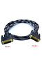 Dvi 24+1 Male to Male Cable Dvi-D Braided 24+1 Cable 1.5m - 3