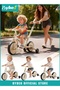 4-In-1 Kids Tricycle, Toddler Trike Bike with Adjustable Parent Handle, Toddlers Ride-On Tricycle, Balance Bike for Children Boys & Girls 18 Months~5 Years