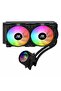 Powerboost Circle 240B Led 240mm Am5/1700P Black Processor Liquid Cooler - 3