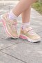 Girl's Patterned Glittery Casual Sneaker Shoes - 2
