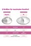 The Original Silver Nursing Cups, Nipple Covers for Breastfeeding Essentials, Regular Size - 6