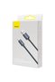 Cablu USB/Lightning Crystal Shine 2m Negru - 4