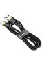 Cablu USB Lightning Cafule 2A 3m Auriu+Negru - 2