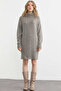 Degaje Yaka Hair Braided Wool Knitwear Tunic - Beige - 2