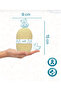 Extra Soft, Absorbent Bath Sponge for Sensitive Skin, 100% Natural Material, Special for Children - 3