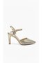 Evening Dress Shoes with Stone Embellishments and a Buckle on the Back - 5