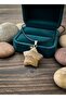 Odun Jasper Natural Stone Star Cut Leather Cord Necklace