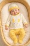 5 Piece Cotton Newborn Baby Girl and Boy Hospital Discharge Bodysuit Set 0-3 Months Boxed - 6