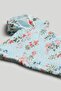 Floral Puff-Sleeve Tankini - 2