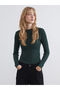 Zero Roba Collar Self-Embroidered Women's Knitwear Sweater from Uzg Store for Style Enthusiasts