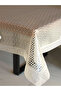 120cm X 150cm Liquid-Resistant Lace-Look Wipeable Tablecloth