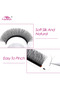 3D-812MIX D FADVAN W 3D 4D 5D 8-12/8-14mm Eyelashes Eyelash Extension W Shape C/D Curl Novelty Hybri - 2