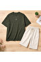 Men's Oversize Single Jersey Combed 100% Cotton Fabric Crew Neck T-Shirt - 6