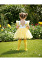 Girl's Lemon Patterned Tulle Dress and Lemon Socks Set - 2