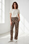 Women's Zebra Pattern Thin Satin Summer Loose Wide Leg Sweatpants – Lightweight & Stylish - 7