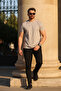 Men's Regular Lycra 100% Cotton Fabric Comfortable Cut Short Sleeve T-Shirt