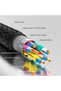Data Cable with Type-C, Lightning 30W, 1.2m - (LD10) - Black - 5