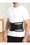 M black Adjustable Back Brace for Men & Women - Breathable Waist Lumbar Lower Back Support Belt for - 6