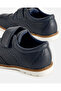 Boys Black Derby Shoes With Velcro - 4