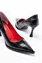 Women's Stiletto Pointed Toe Crocodile 7cm Heeled Shoes - 4