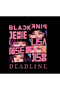 Blackpink -Lisa-Jennie-Jisoo-Rose-Deadline Printed Unisex 100% Cotton Hooded Black Sweatshirt - 2