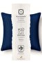 Linen Textured Parliament Blue Throw Pillow Cover - 6