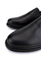 Men's Genuine Leather Black Casual Shoes - 3