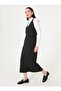Knitwear Hijab Dress - Black - - 2