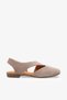 Valenza Women's Genuine Leather Casual Shoes - Beige Suede