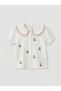 Peter Pan collar Baby Girl Blouse and Leggings - 2