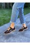 Brown Leather Orthopedic Women's Casual Shoes