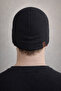 Men's Combed Cotton Beret Black Color, Flat Model, Flexible and Lightweight, Casual Hat - 4