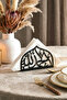 Bismillah Alhamdulillah Metal Napkin Holder - Islamic Home Tableware Decoration - 2